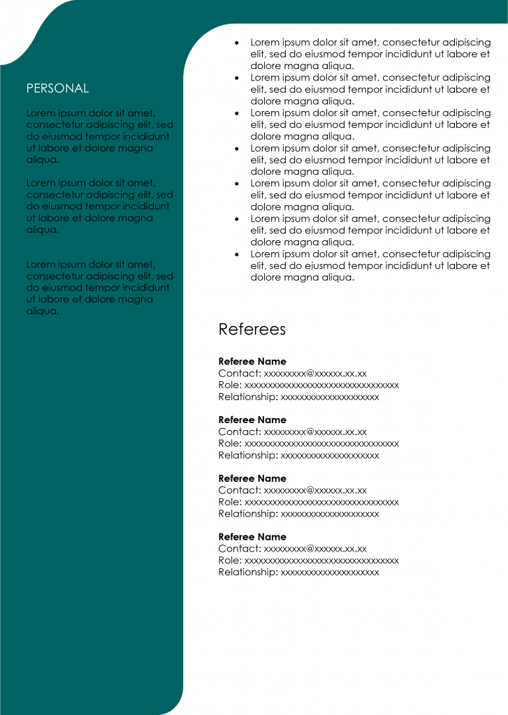 CV Sample 5- page 3